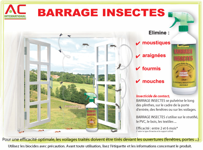 Barrage Insectes